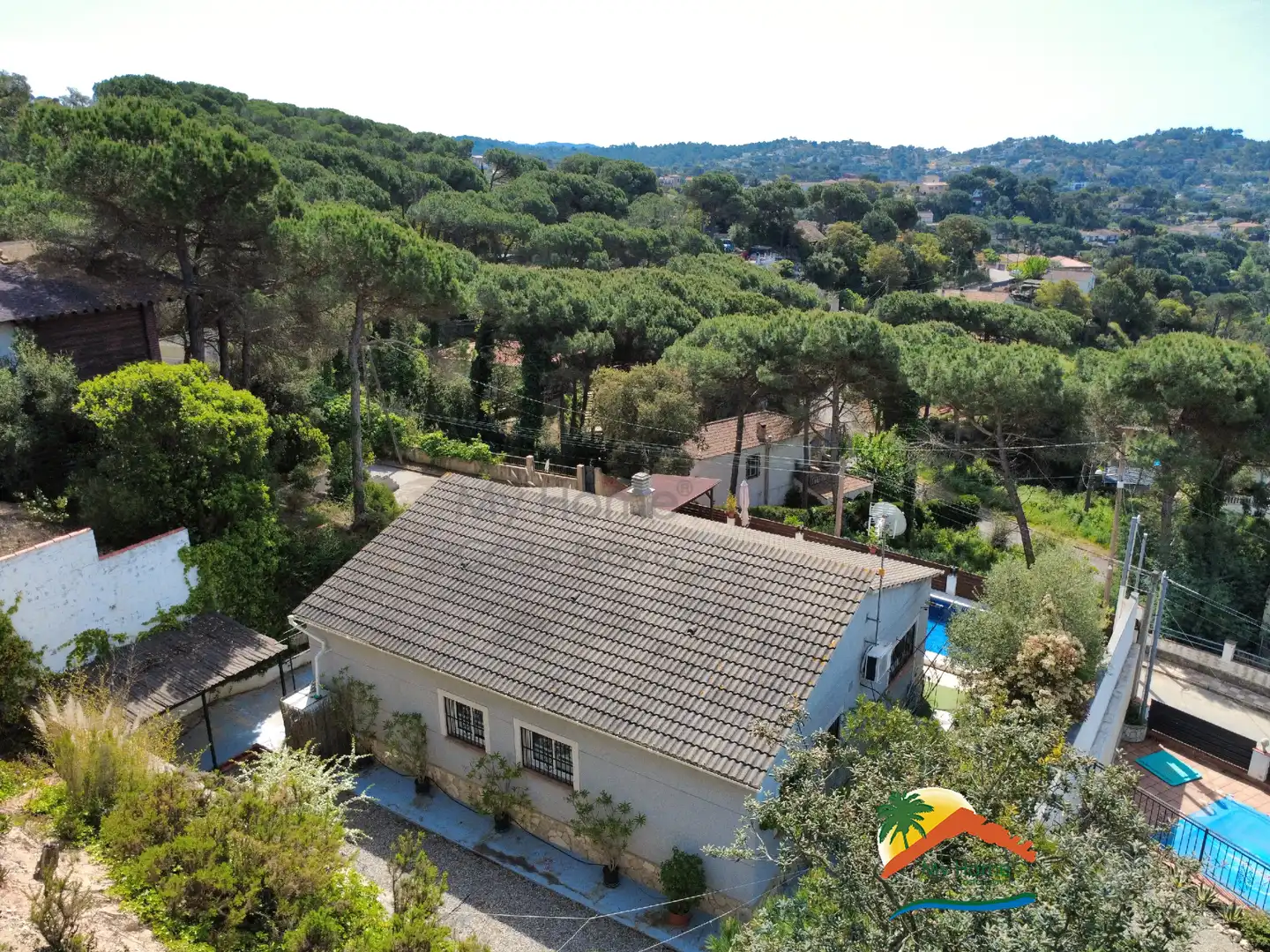 Casa amb piscina en venda a Aiguaviva Parc, imagen 2