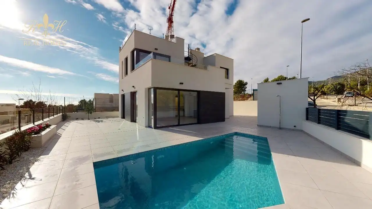 Piscina de Casa o chalet en venta en Polop con Aire acondicionado, Calefacción y Trastero