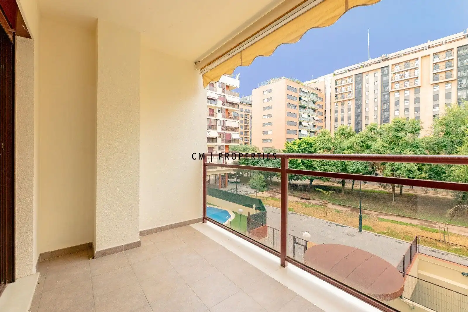 Balcony of Flat for rent in Valencia  with Air Conditioner, Heating and Terrace