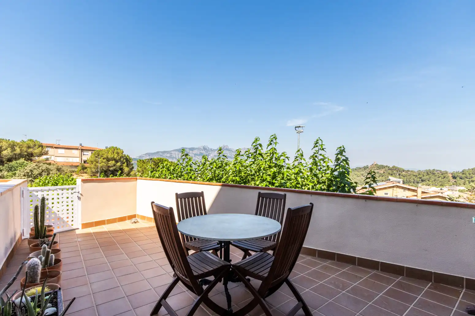 Terrassa de Casa adosada en venda en Vacarisses amb Calefacció, Jardí privat i Terrassa