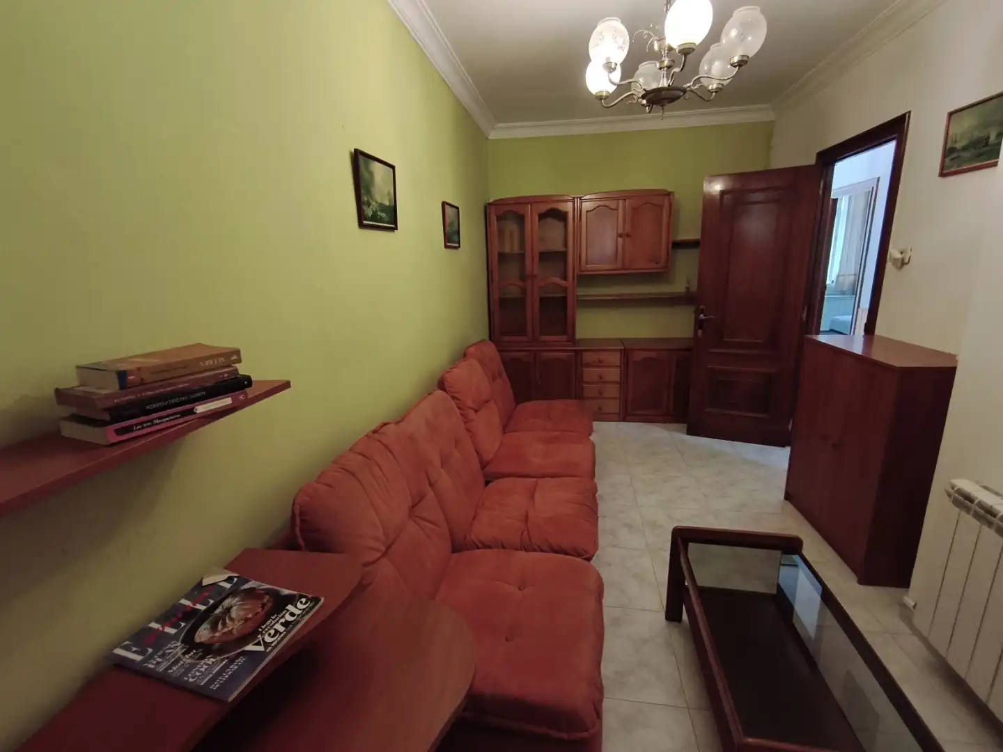 Sala d'estar de Pis de lloguer en A Malata - Catabois - Ciudad Jardín