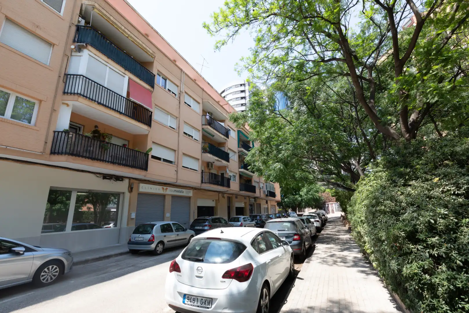 Außenansicht von Wohnungen zur Miete in Valencia mit Klimaanlage, Heizung und Parkett