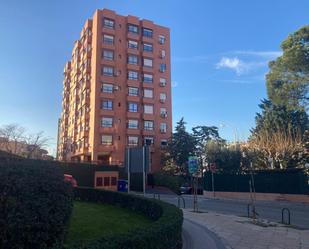 Exterior view of Flat to rent in  Madrid Capital  with Air Conditioner, Heating and Parquet flooring