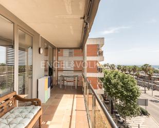 Terrace of Apartment for sale in Mataró  with Air Conditioner, Heating and Parquet flooring