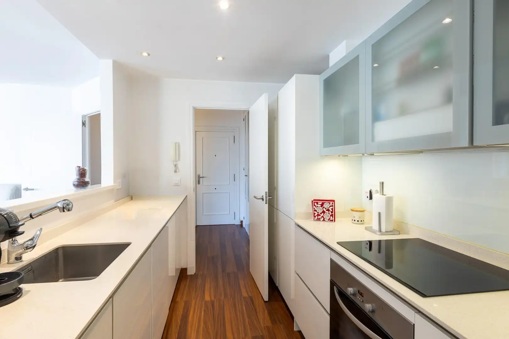 Küche von Wohnung zum Verkauf in  Palma de Mallorca mit Klimaanlage, Heizung und Parkett