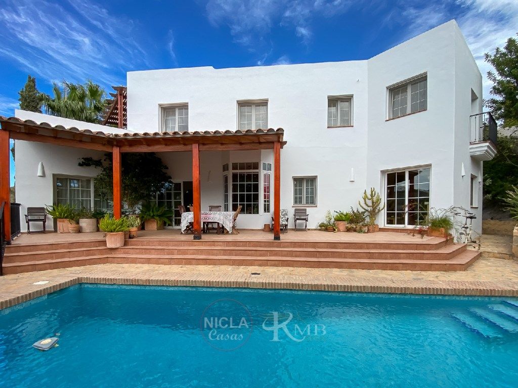 Exterior view of House or chalet for sale in Mojácar  with Air Conditioner, Terrace and Swimming Pool