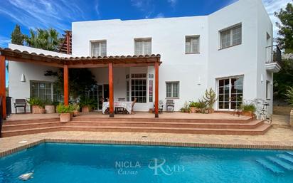 Exterior view of House or chalet for sale in Mojácar  with Air Conditioner, Terrace and Swimming Pool