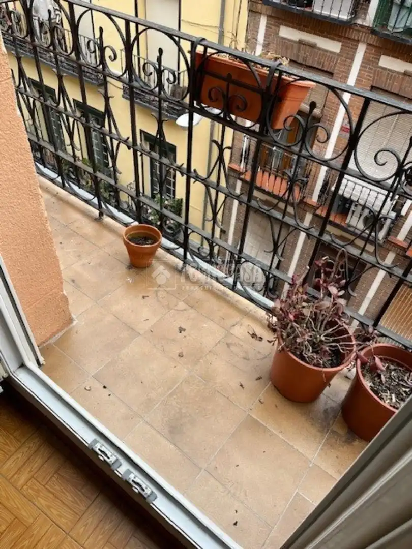 Balcony of Flat for sale in Madrid