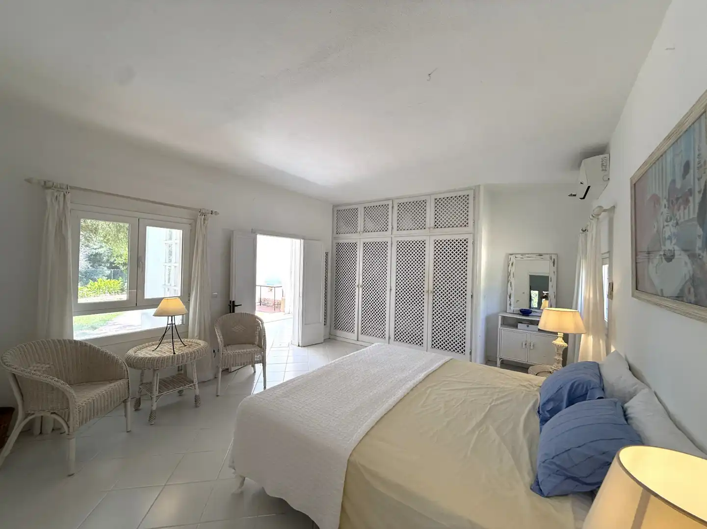 Bedroom of Houses for sale in Santa Eulària des Riu  with Air Conditioner, Heating and Terrace