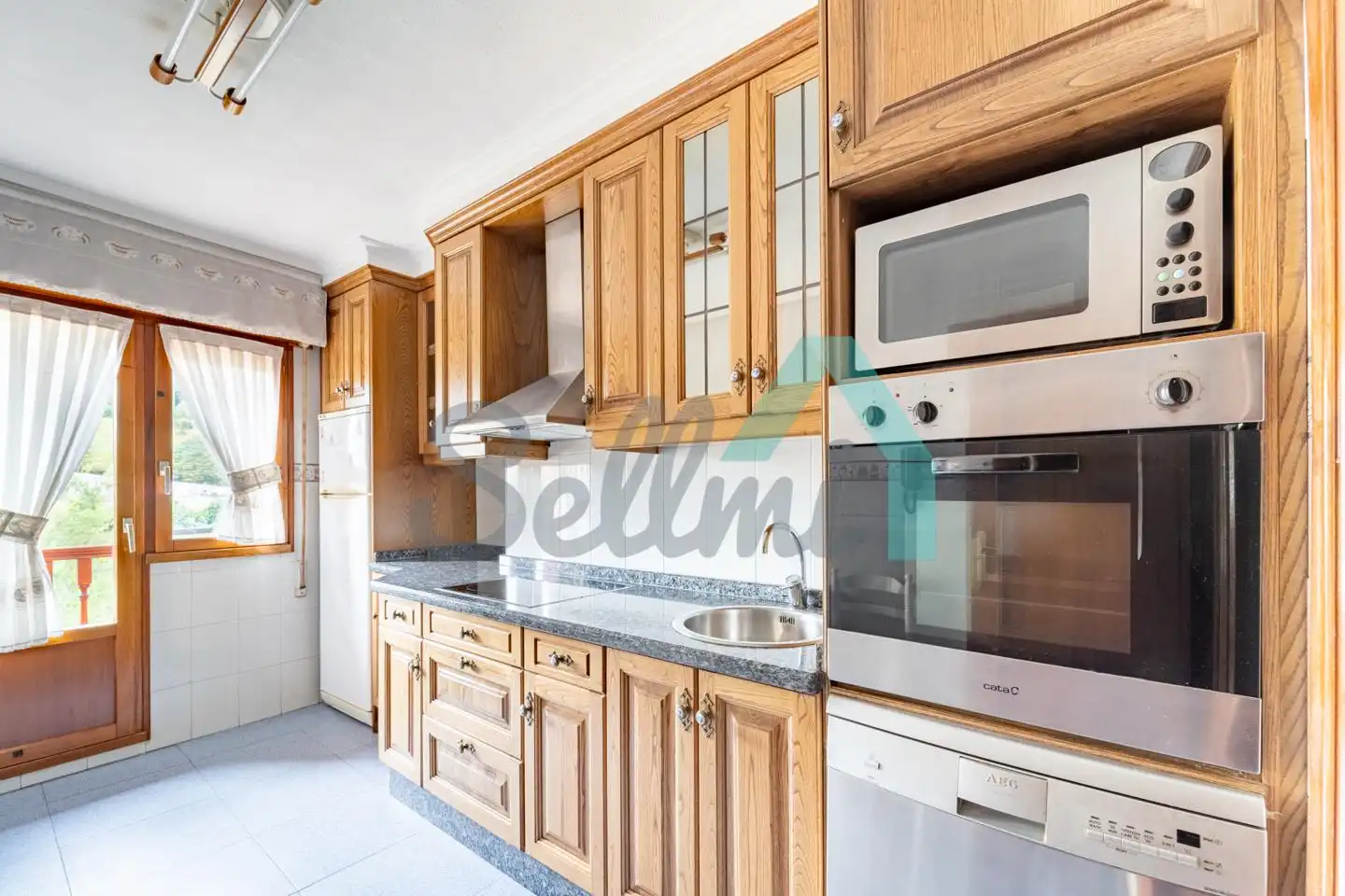 Kitchen of Flat for sale in Allande  with Heating, Terrace and Storage room