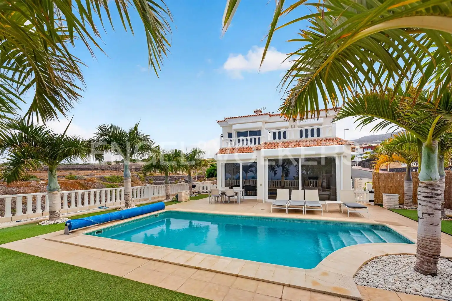 Exterior view of Houses for sale in Adeje  with Air Conditioner, Terrace and Swimming Pool