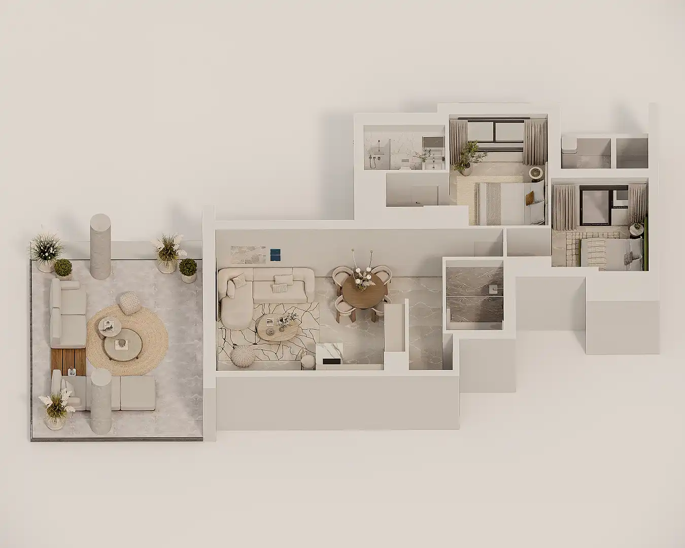 Mini appartamento con terrazza in vendita a Marisol Park - Ortembach - Los Almendros, imagen 36