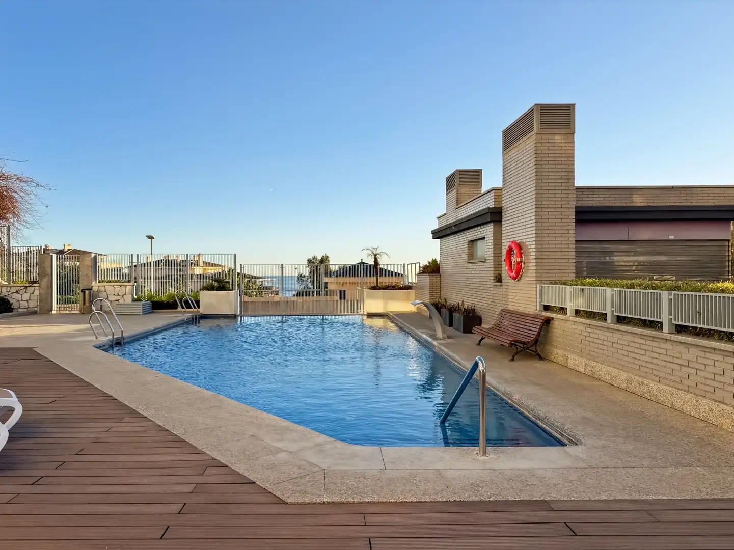 Swimming pool of Flat for sale in Benalmádena  with Air Conditioner, Furnished and Oven
