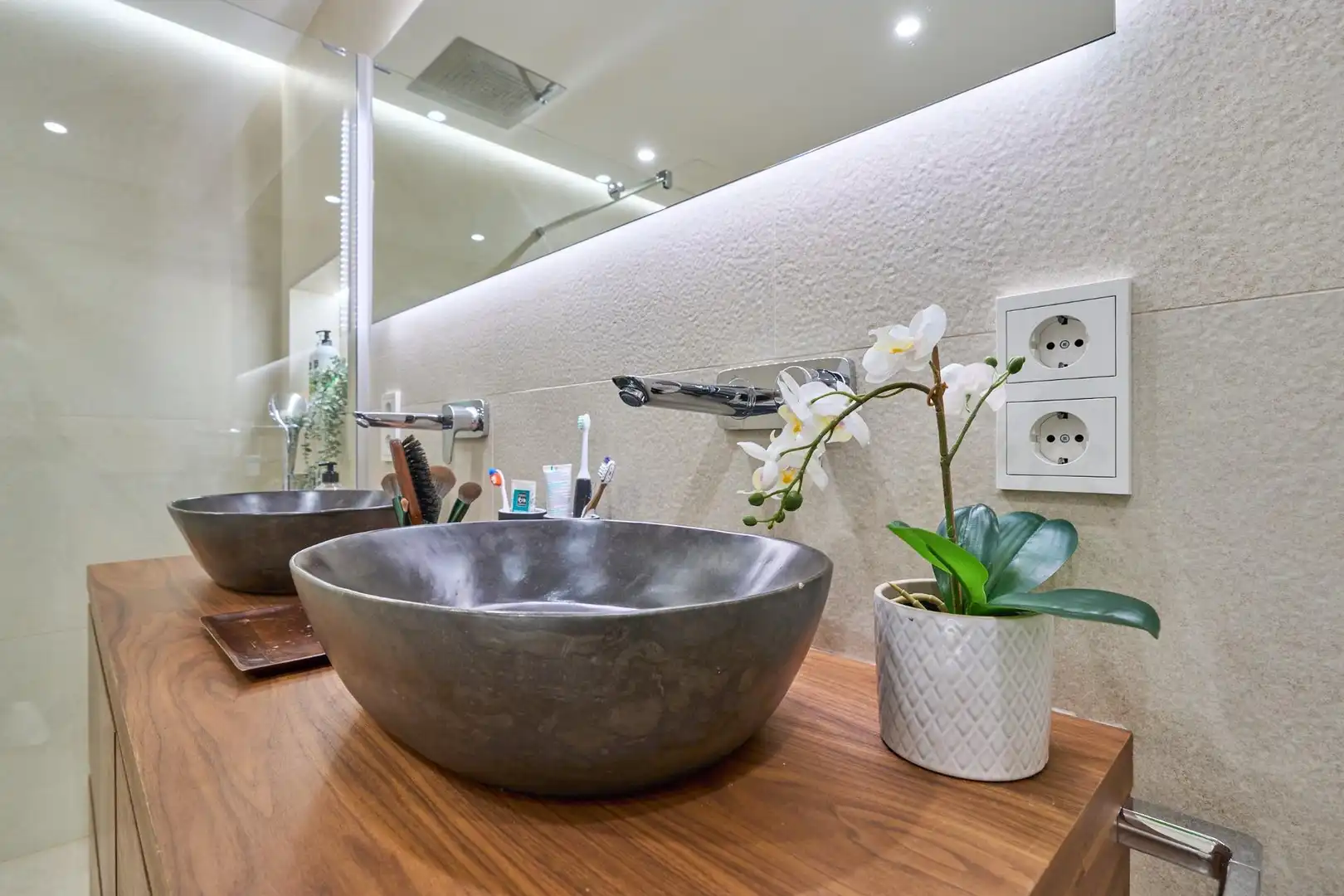 Bany de Casa o xalet en venda en  Palma de Mallorca amb Aire condicionat, Jardí privat i Parquet