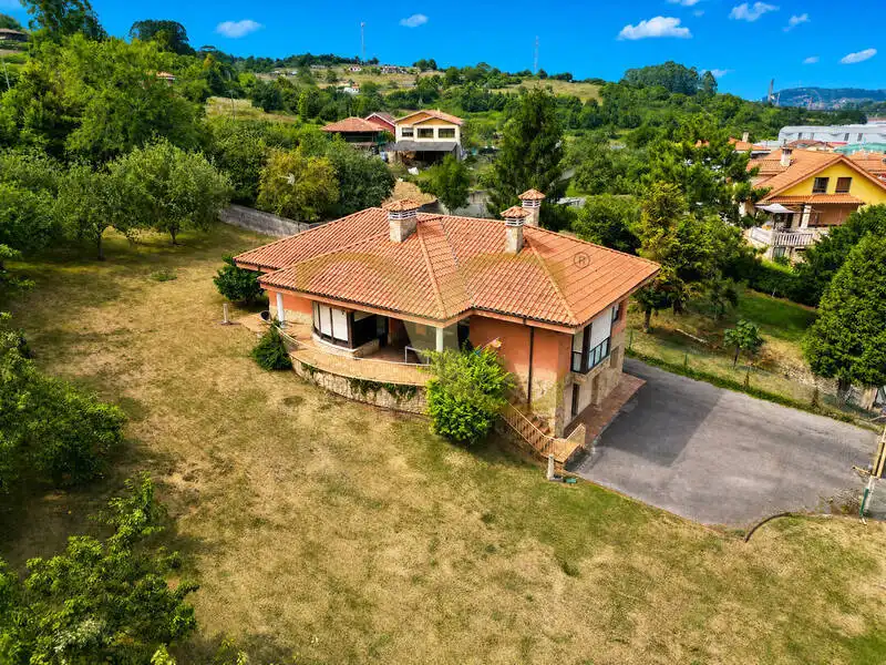 Vista exterior de Casa o chalet en venta en Gijón  con Calefacción, Jardín privado y Terraza