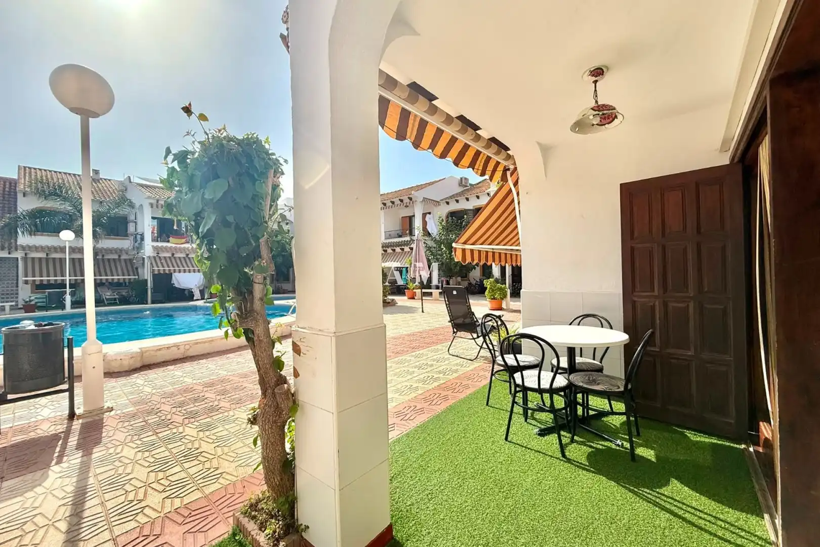 Terrace of Flat for rent in Pilar de la Horadada  with Air Conditioner, Heating and Terrace