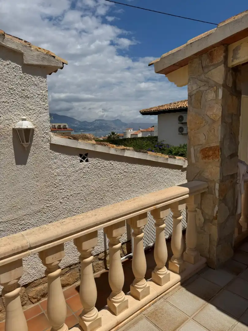 Terrasse von Haus oder Chalet zur Miete in L'Alfàs del Pi mit Klimaanlage, Heizung und Privatgarten