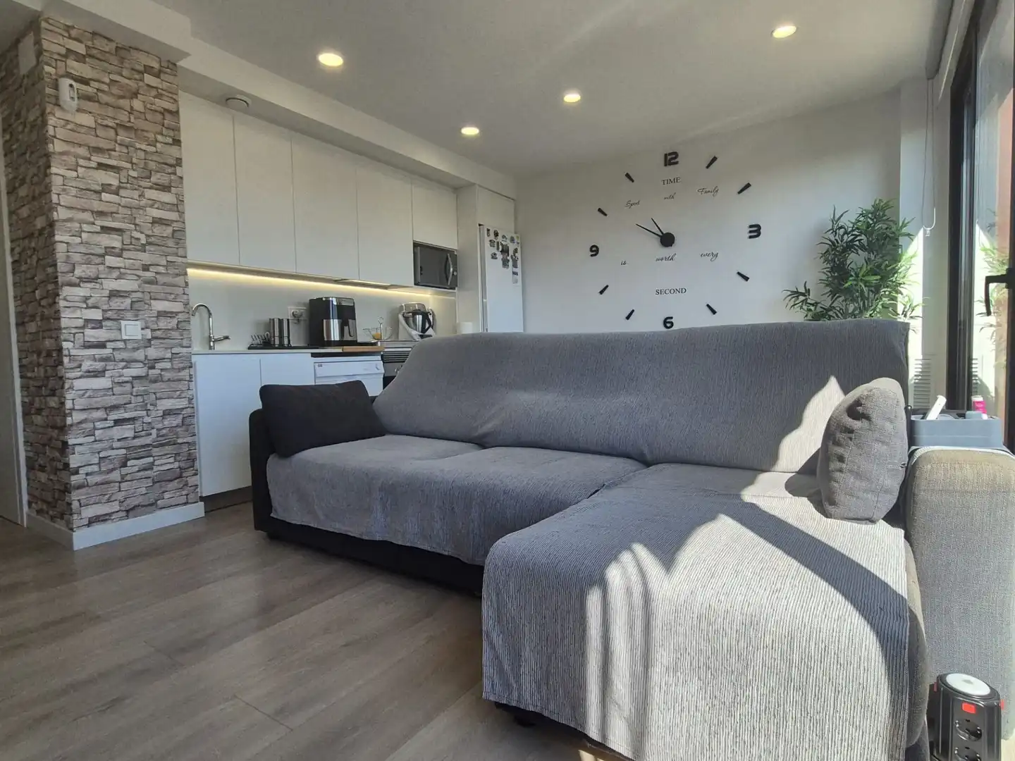 Living room of Attic for sale in Cubelles  with Air Conditioner and Terrace