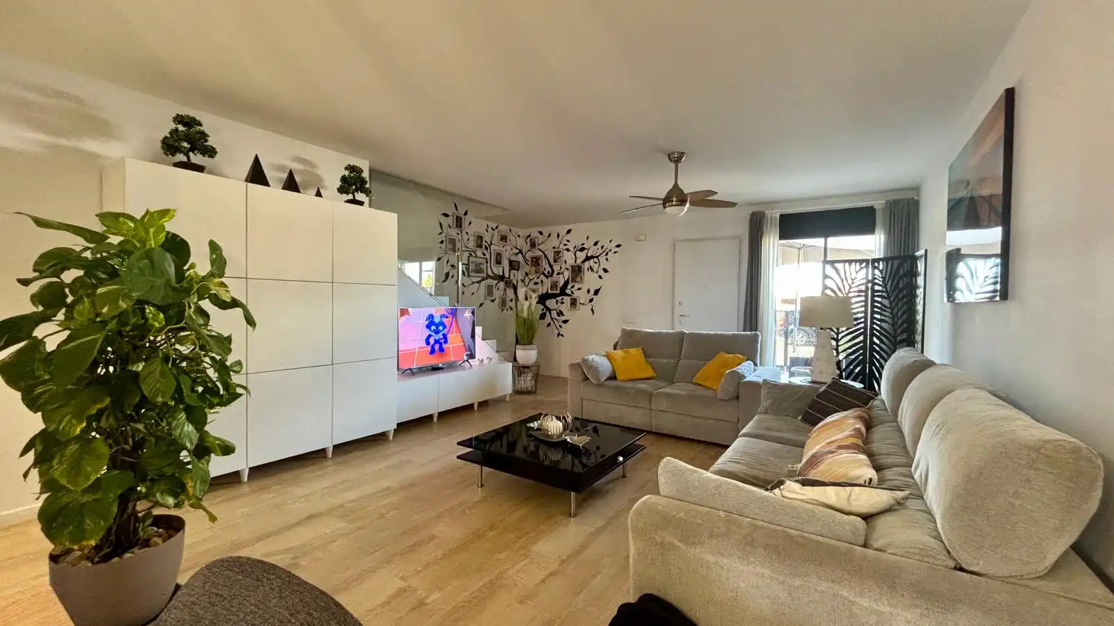 Sala de estar de Casa adosada en venta en Torre-Pacheco con Aire acondicionado, Calefacción y Terraza