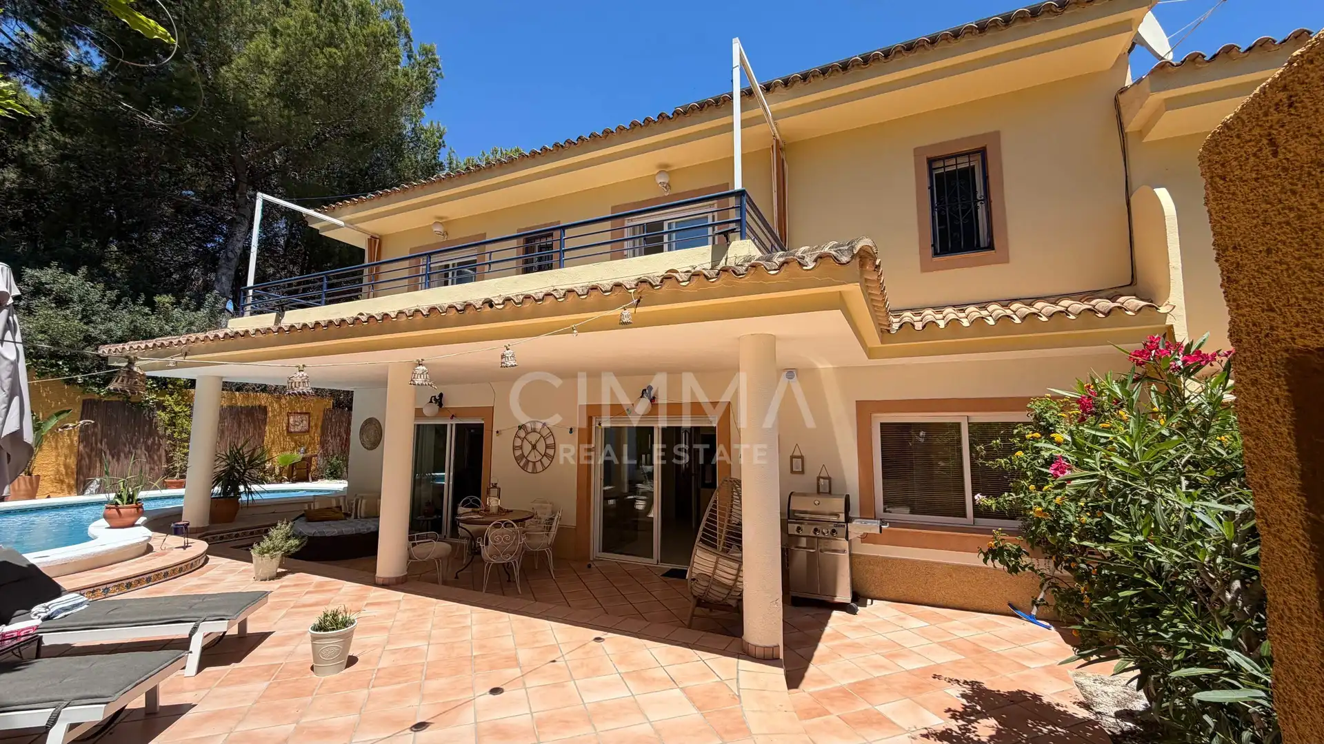 Exterior view of Detached homes for sale in L'Alfàs del Pi  with Air Conditioner, Heating and Terrace