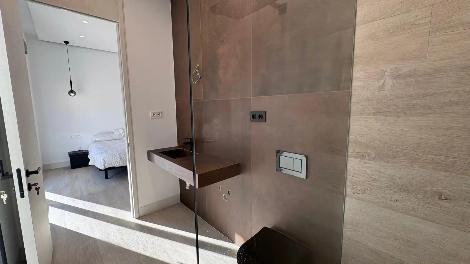 Bathroom of Houses for sale in Colmenar  with Air Conditioner, Heating and Terrace