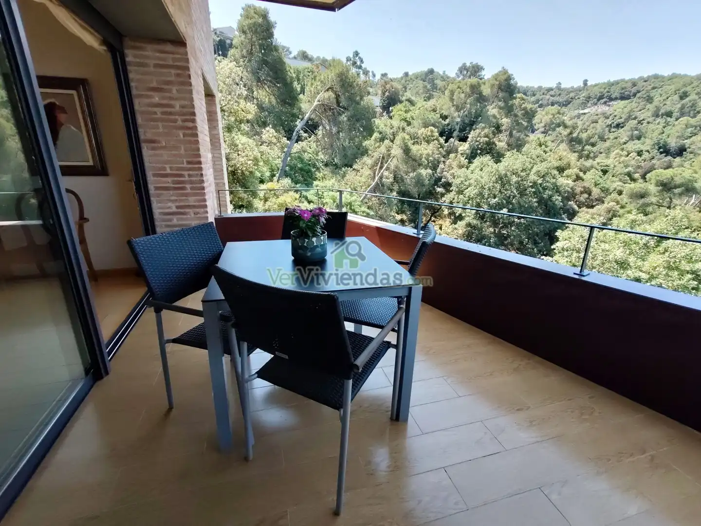 Terrassa de Casa o xalet en venda en Sant Cugat del Vallès amb Aire condicionat, Calefacció i Jardí privat