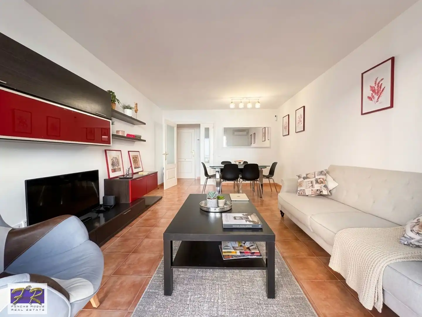 Living room of Flat for sale in Pollença  with Air Conditioner, Terrace and Furnished