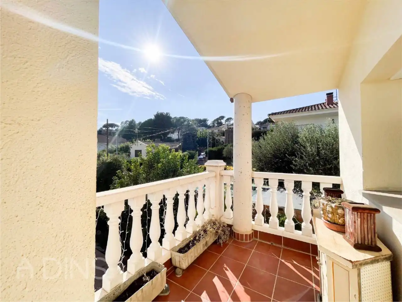 Balcony of Houses for sale in Caldes de Montbui  with Heating, Private garden and Terrace