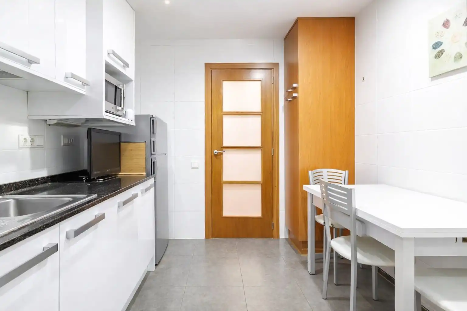 Cocina de Piso en venta en Montgat con Calefacción, Parquet y Terraza