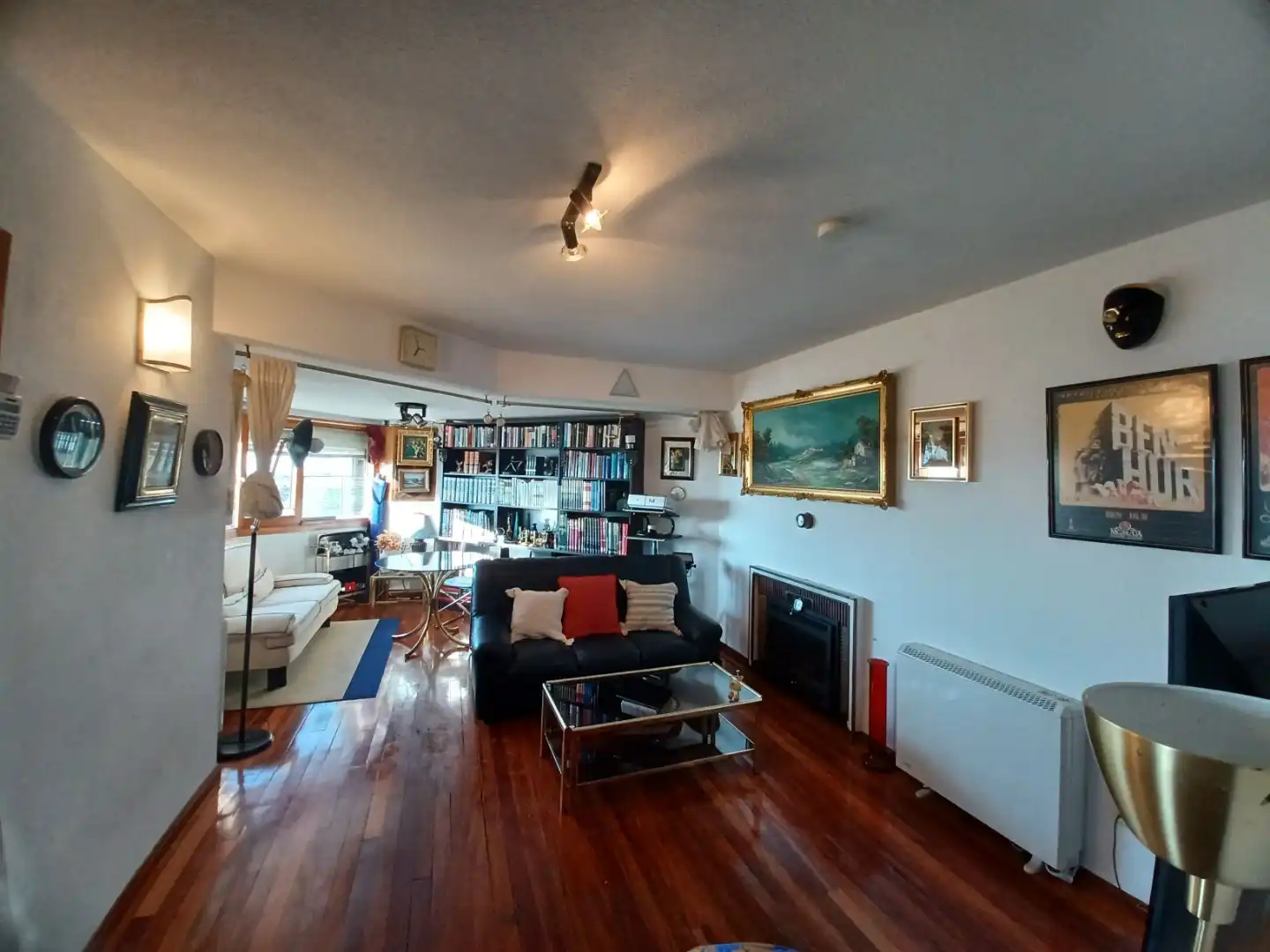 Sala de estar de Piso en venta en El Espinar con Calefacción, Jardín privado y Parquet