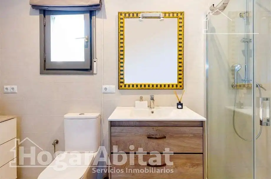 Bany de Casa adosada en venda en Pedreguer amb Aire condicionat, Jardí privat i Terrassa