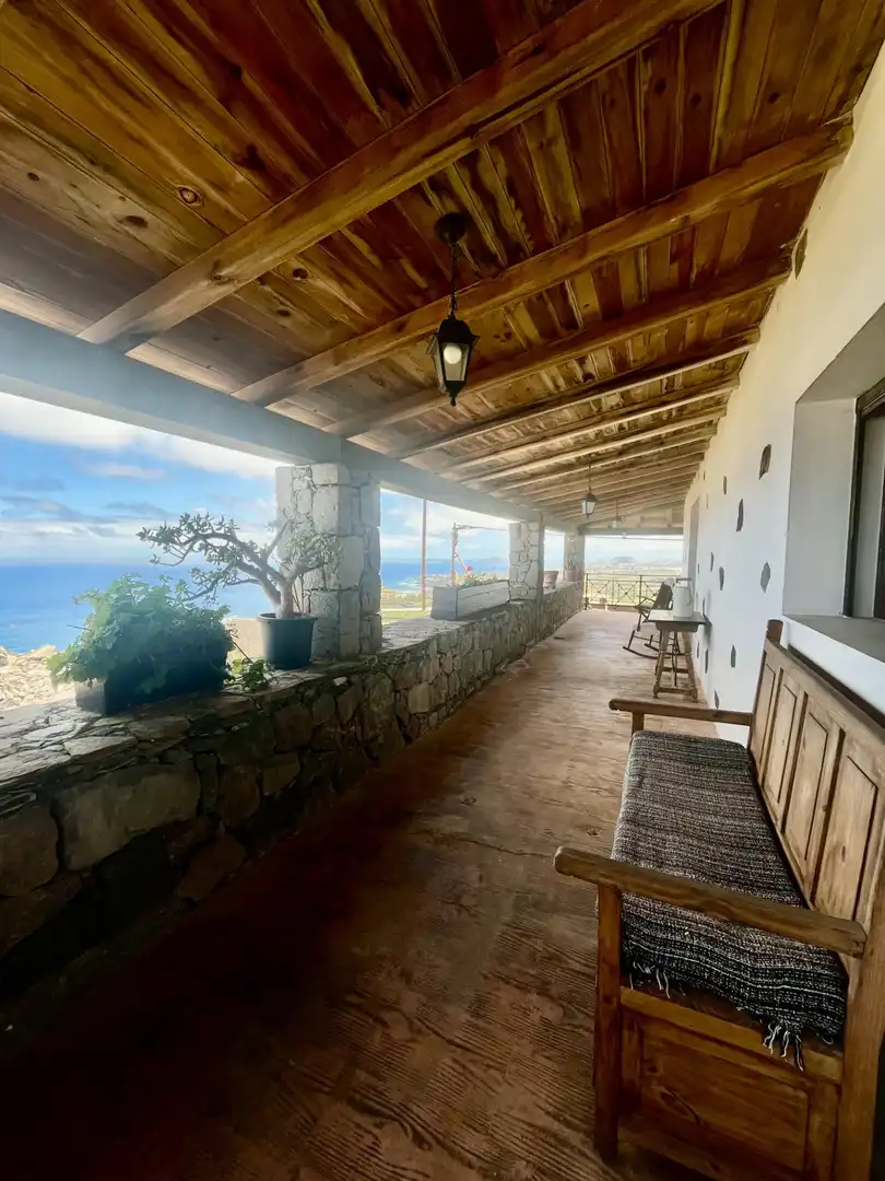 Terraza de Casa o chalet en venta en Moya (Las Palmas) con Jardín privado, Terraza y Amueblado