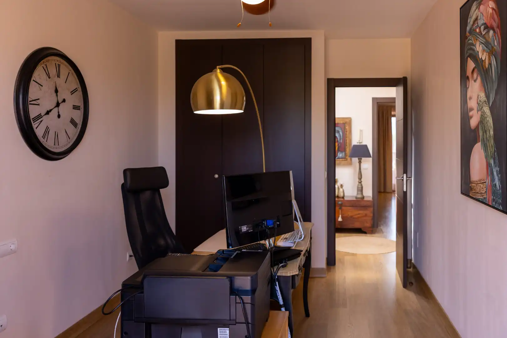 Sala d'estar de Casa adosada en venda en Marratxí amb Aire condicionat, Jardí privat i Terrassa