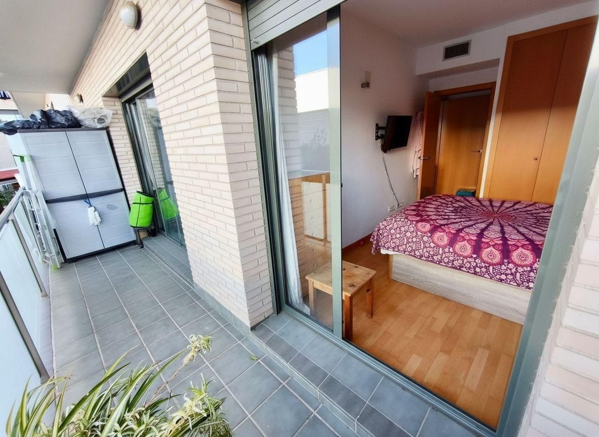 Balcony of Flat for sale in Terrassa  with Air Conditioner, Parquet flooring and Terrace