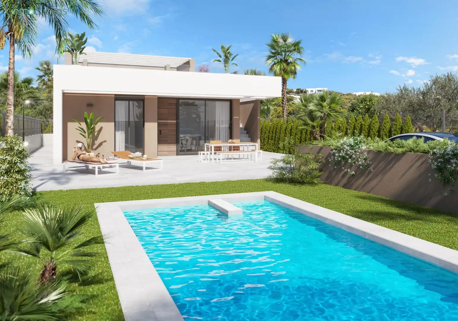 Detached house with pool for sale in Las Salinas