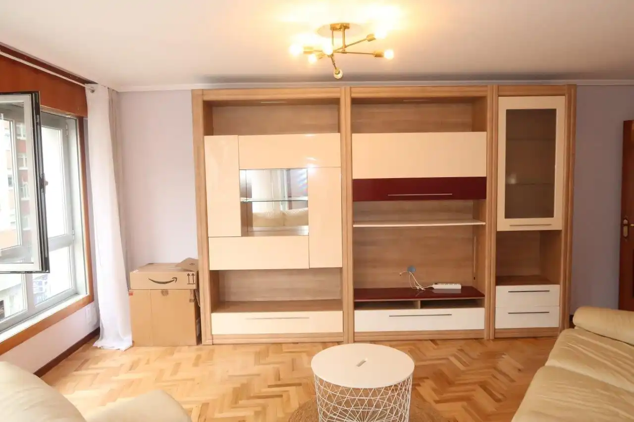 Living room of Flat for rent in A Coruña Capital   with Heating and Furnished