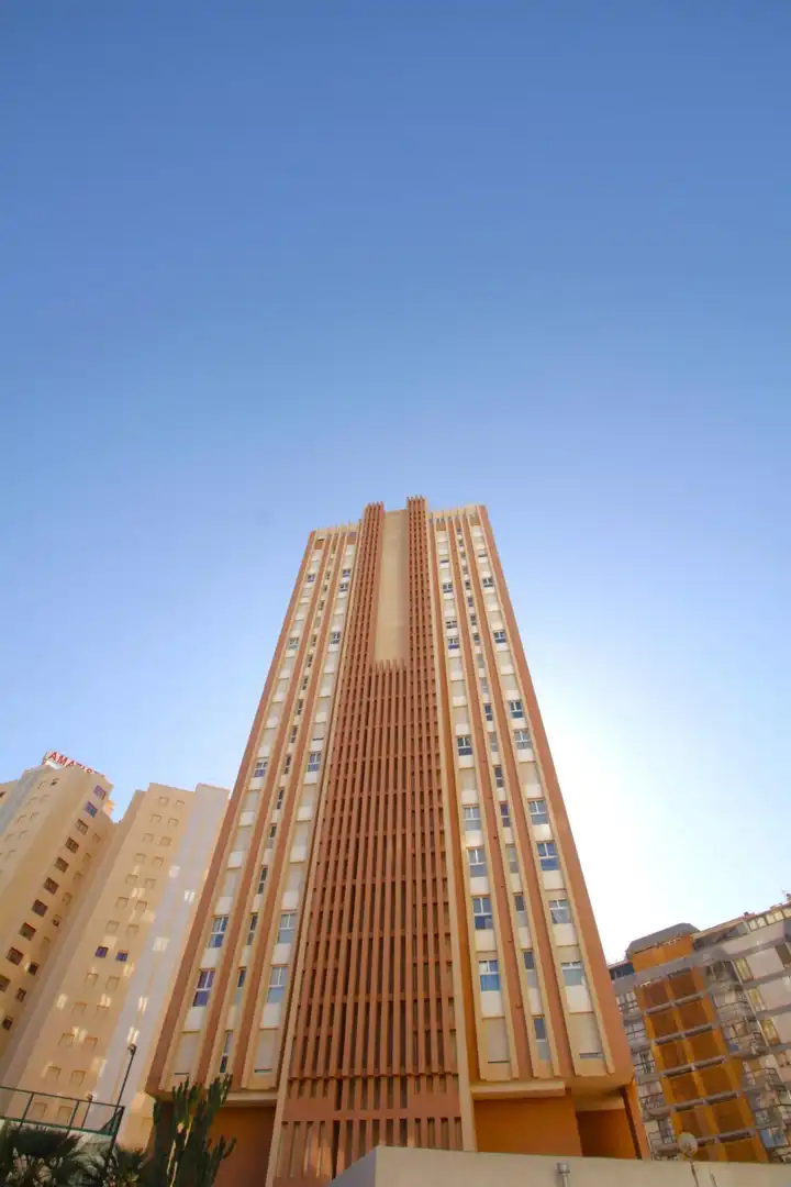 Exterior view of Apartments for sale in Calpe / Calp  with Air Conditioner, Heating and Private garden