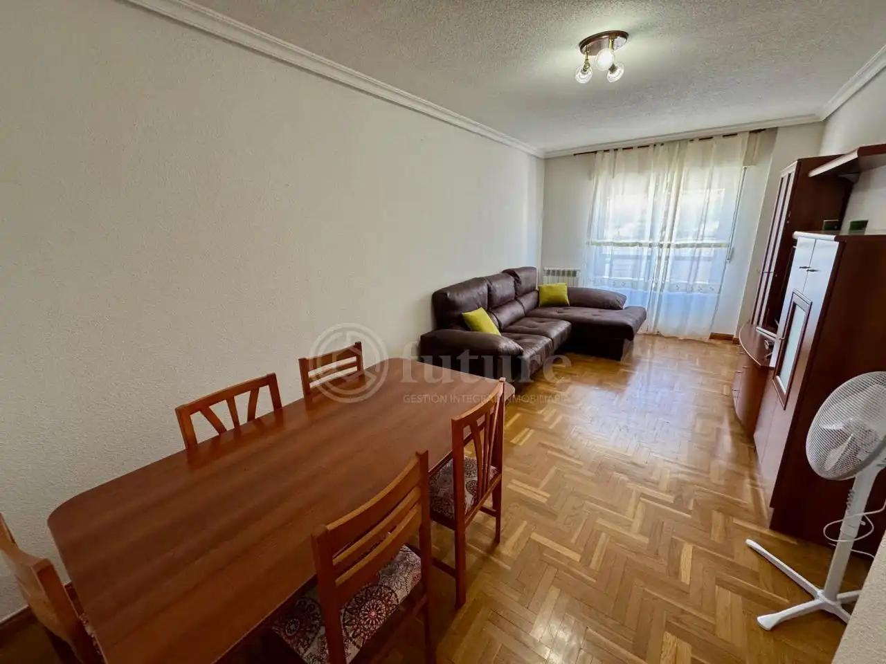 Living room of Flat for rent in Salamanca  with Heating, Furnished and Balcony