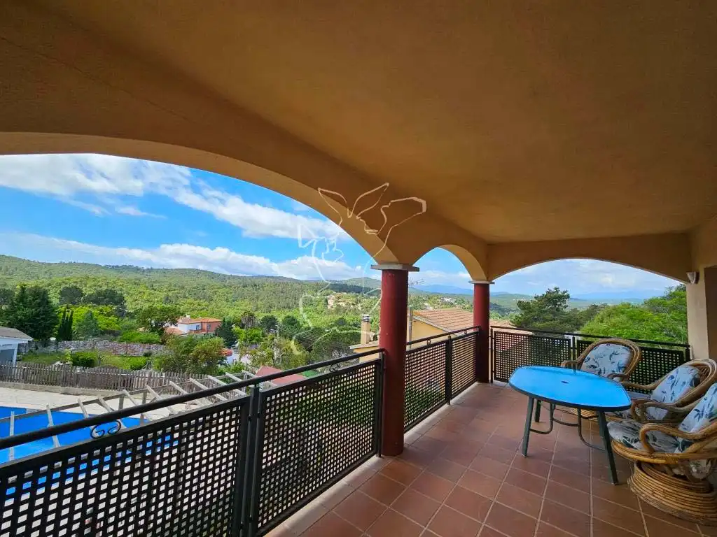 Terraza de Casa o chalet en venta en Vidreres con Jardín privado, Terraza y Piscina