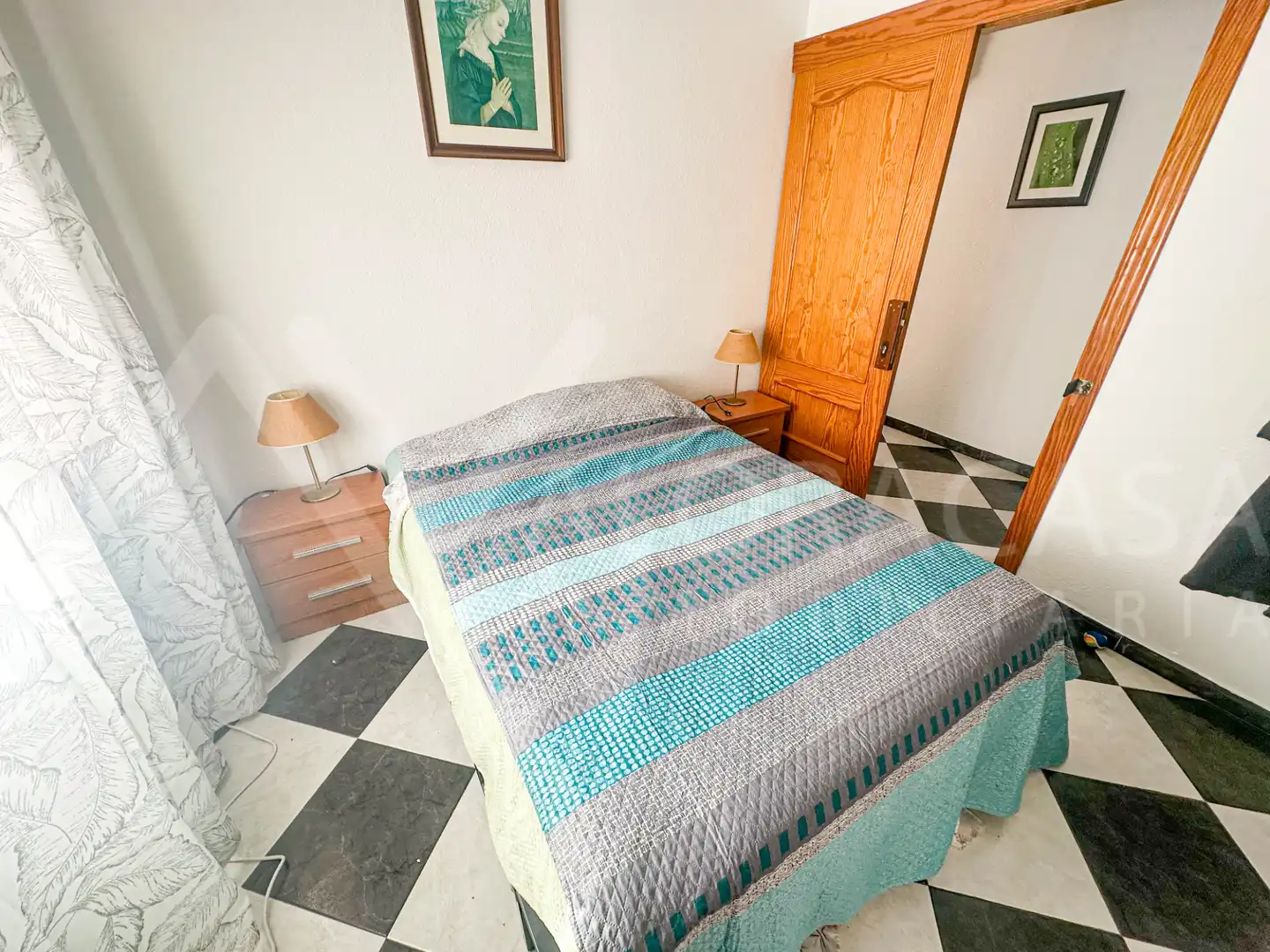 Bedroom of Flat for sale in Málaga