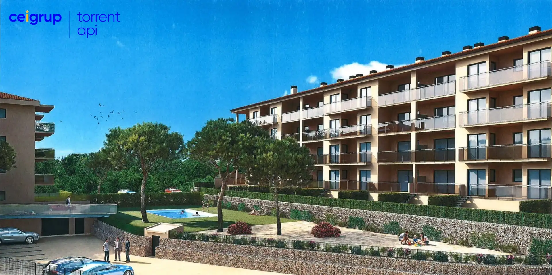 Vista exterior de Piso en venta en Pals con Aire acondicionado, Calefacción y Terraza
