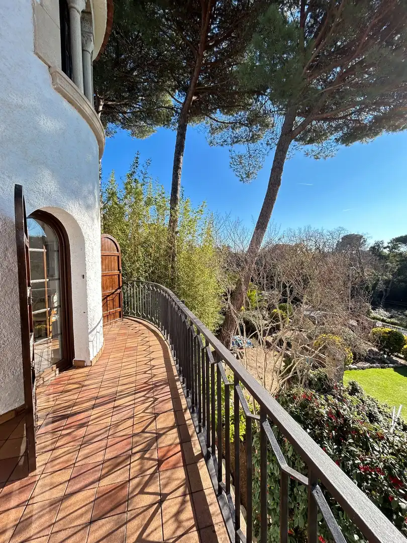 Vista exterior de Casa o chalet en venta en Santa Coloma de Farners con Calefacción, Jardín privado y Terraza