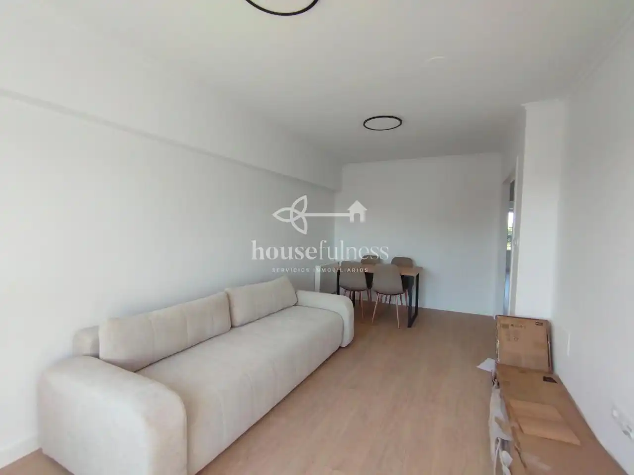 Wohnzimmer von Wohnungen zur Miete in Ferrol mit Heizung, Abstellraum und Möbliert