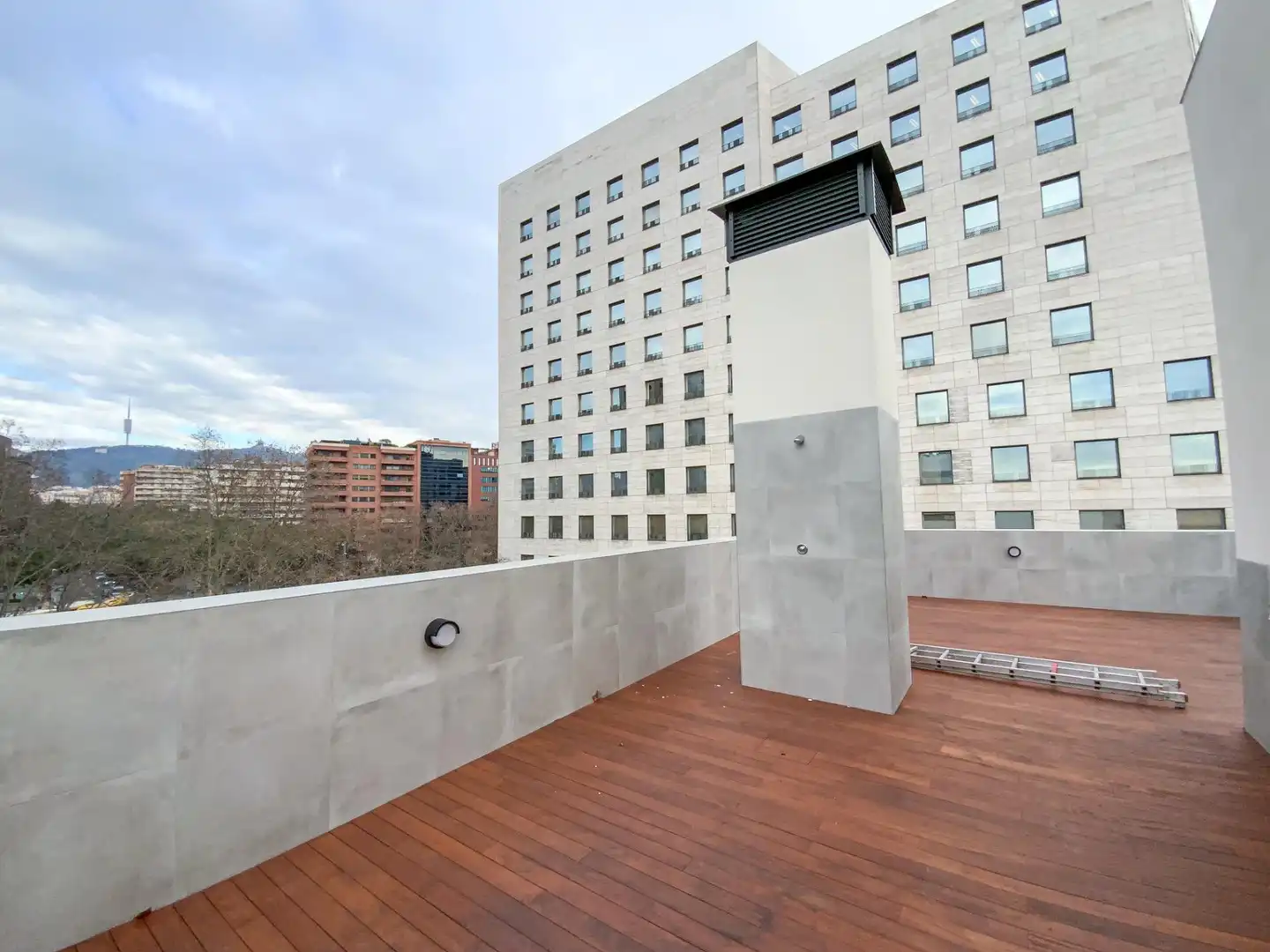 Terraza de Piso de alquiler en Barcelona con Aire acondicionado, Parquet y Balcón