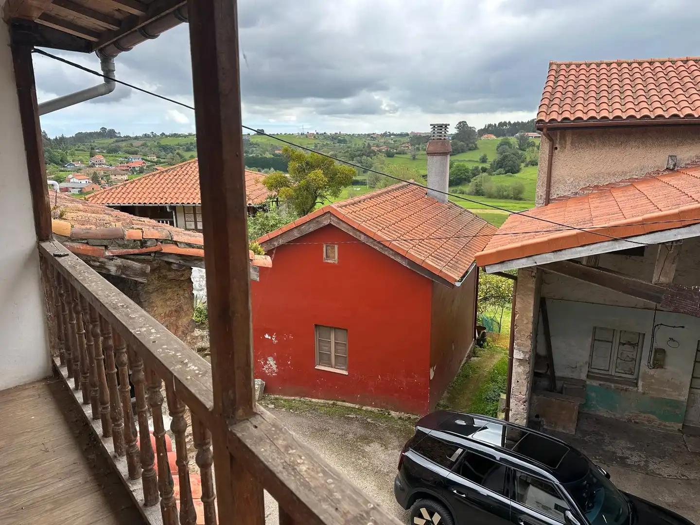 Exterior view of Houses for sale in Castrillón  with Private garden and Balcony