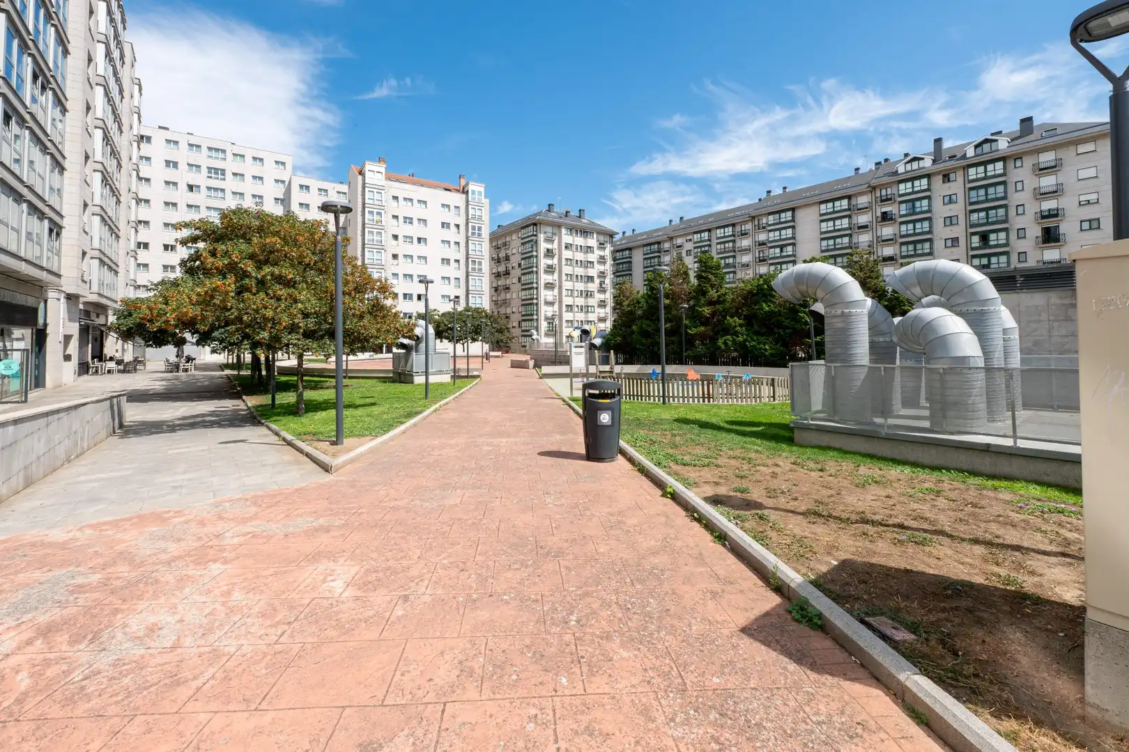 Exterior view of Apartments for sale in A Coruña Capital   with Heating, Parquet flooring and Storage room