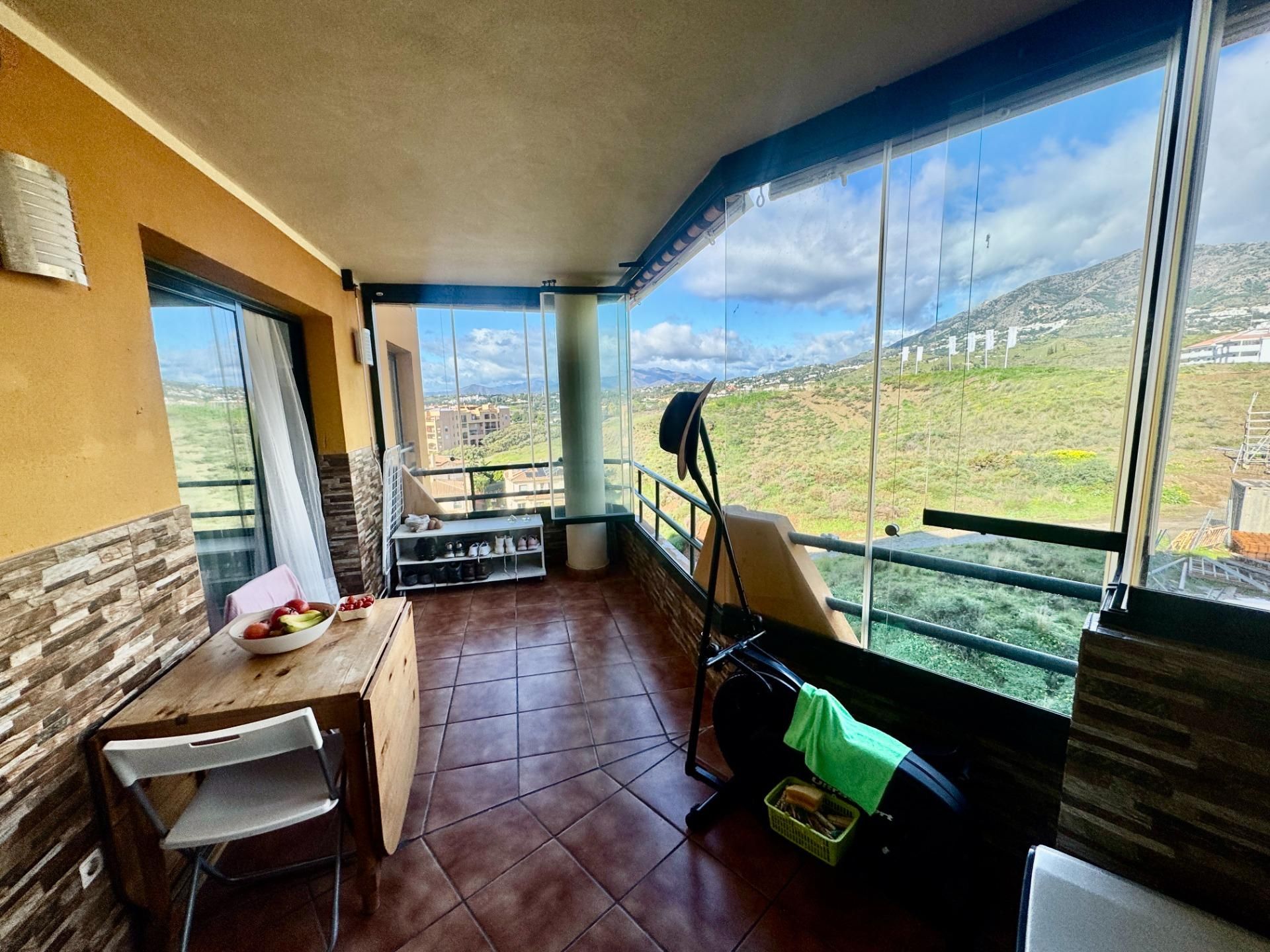 Balcony of Flat for sale in Fuengirola  with Air Conditioner, Terrace and Community pool