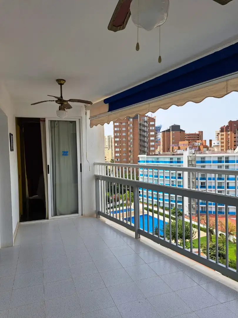 Balcony of Apartments for sale in Benidorm  with Air Conditioner, Terrace and Furnished