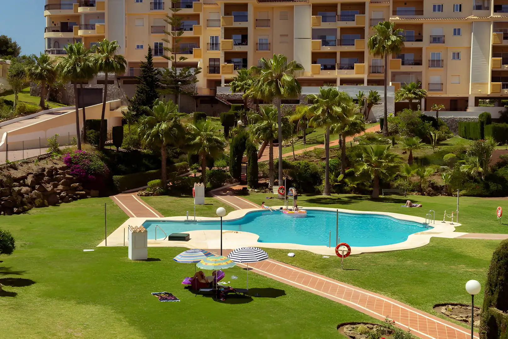 Piscina de Apartament en venda en Mijas amb Aire condicionat, Calefacció i Terrassa