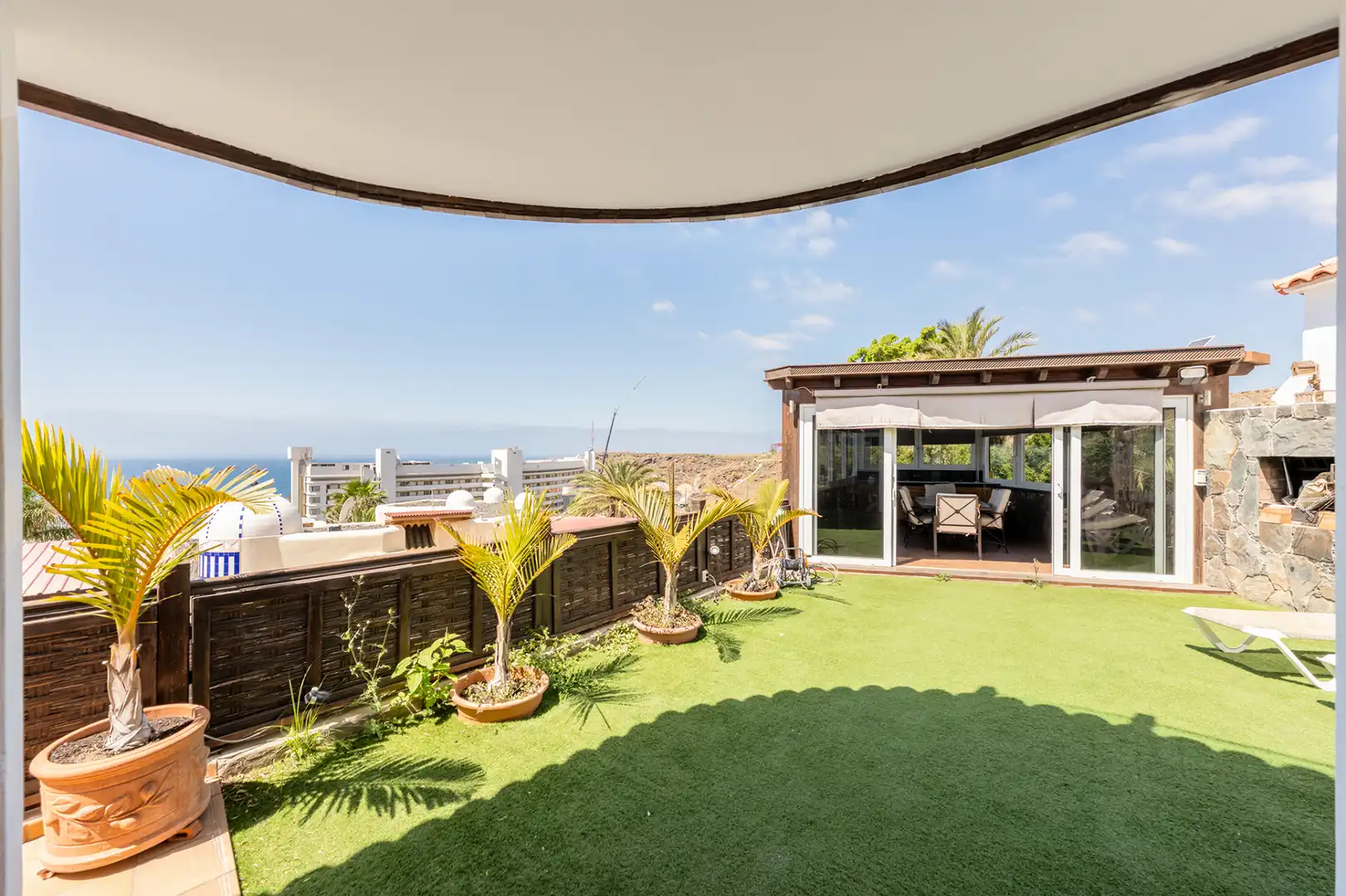 Terraza de Casa o chalet en venta en San Bartolomé de Tirajana con Aire acondicionado, Jardín privado y Terraza